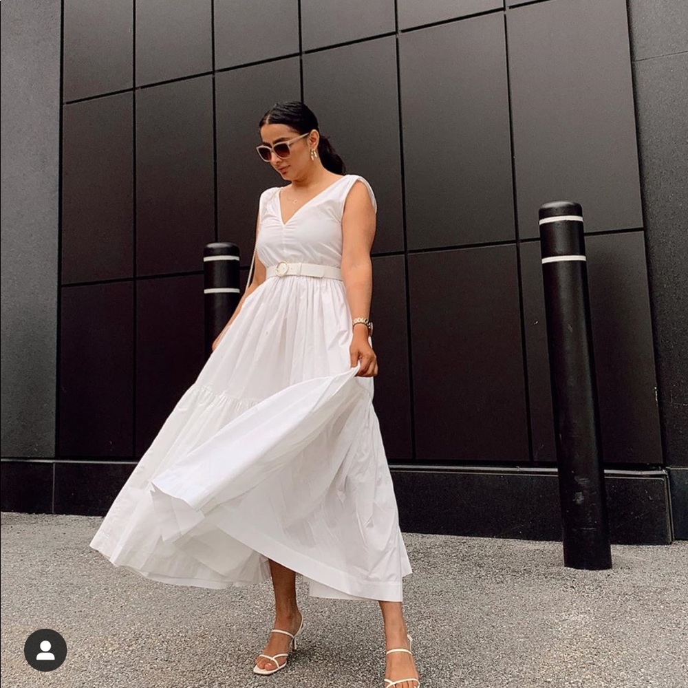 H&M voluminous full skirt dress bloggers favorite - Picture 6 of 16